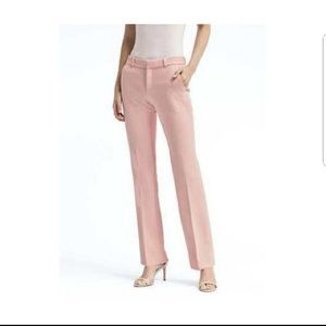 NWT Light Pink Banana Republic Logan Pants 10 Long